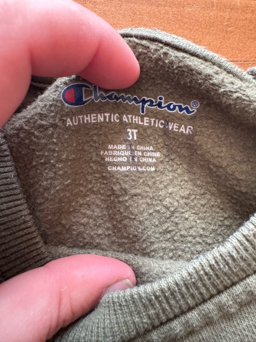 Champion Kids Gray Camo & Olive Logo Sweatshirt Set - Picture 2 of 5